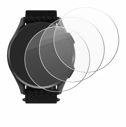 Immagine del dispositivo Garmin Approach S50 con un'ampia varietà di protezioni per lo schermo.