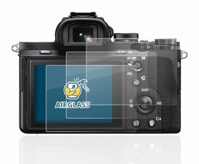 Immagine del dispositivo Sony Alpha 7 II (ILCE-7M2) con un'ampia varietà di protezioni per lo schermo.