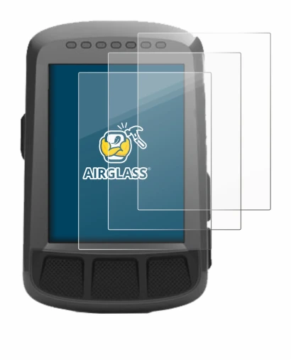 Immagine del dispositivo Wahoo Elemnt Bolt GPS con un'ampia varietà di protezioni per lo schermo.