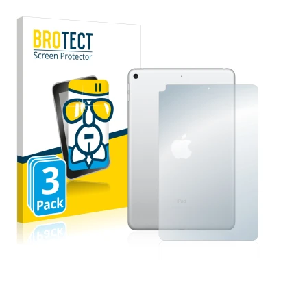 Parte frontale di una confezione del prodotto con il logo del marchio BROTECT. Accanto è raffigurato il dispositivo Apple iPad