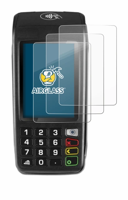 Immagine del dispositivo ingenico Move/5000 con un'ampia varietà di protezioni per lo schermo.