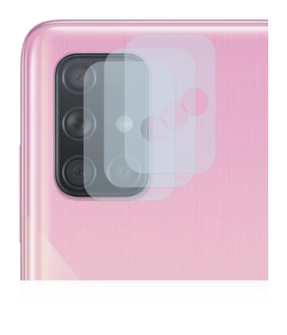 Immagine del dispositivo Samsung Galaxy A51 (SOLO Fotocamera) con un'ampia varietà di protezioni per lo schermo.