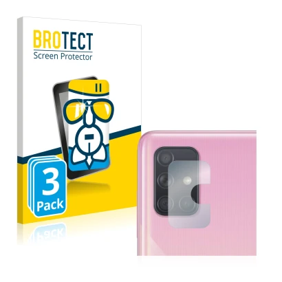 Parte frontale di una confezione del prodotto con il logo del marchio BROTECT. Accanto è raffigurato il dispositivo Samsung Ga