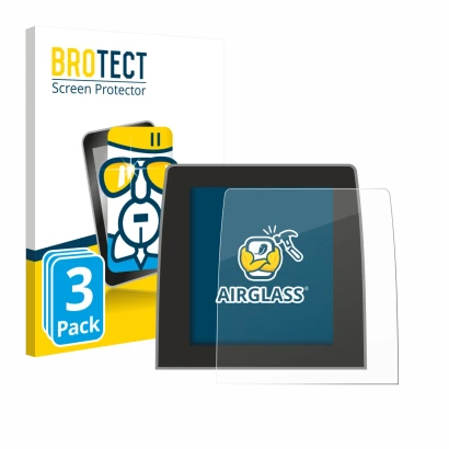 Parte frontale di una confezione del prodotto con il logo del marchio BROTECT. Accanto è raffigurato il dispositivo Renault Ca