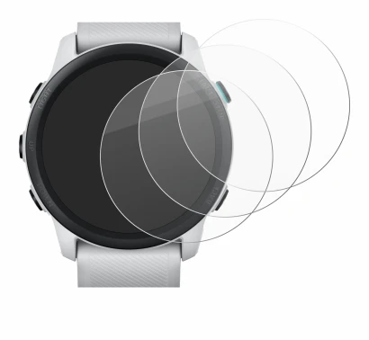 Immagine del dispositivo Garmin Forerunner 745 con un'ampia varietà di protezioni per lo schermo.