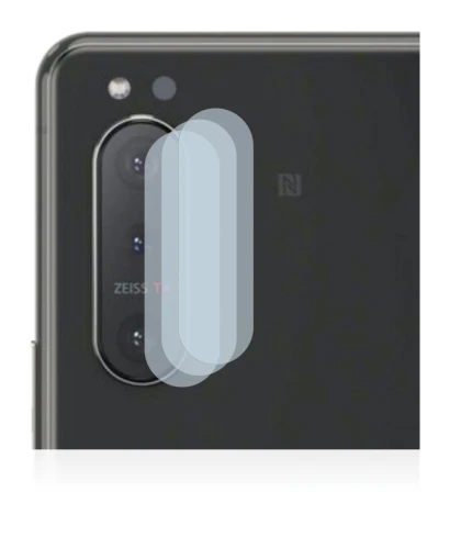 Immagine del dispositivo Sony Xperia 5 II (SOLO Fotocamera) con un'ampia varietà di protezioni per lo schermo.