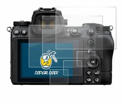 Immagine del dispositivo Nikon Z 6 II con un'ampia varietà di protezioni per lo schermo.