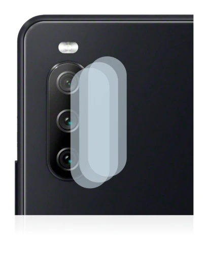 Immagine del dispositivo Sony Xperia 10 III (SOLO Fotocamera) con un'ampia varietà di protezioni per lo schermo.