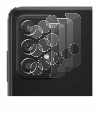 Immagine del dispositivo Samsung Galaxy A52 5G (SOLO Fotocamera) con un'ampia varietà di protezioni per lo schermo.