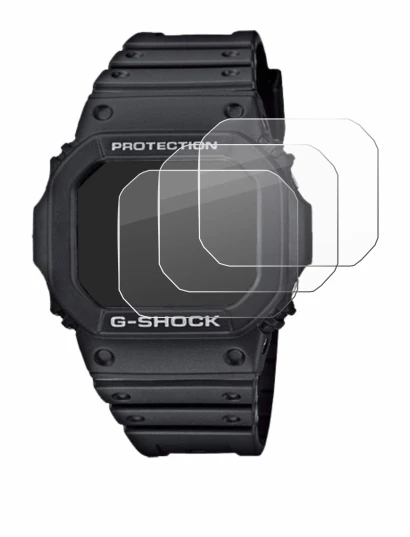 Immagine del dispositivo Casio G-Shock GW-M5610-1ER con un'ampia varietà di protezioni per lo schermo.