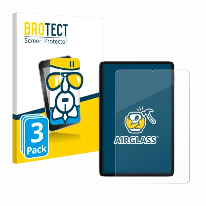 Parte frontale di una confezione del prodotto con il logo del marchio BROTECT. Accanto è raffigurato il dispositivo Xiaomi Mi 