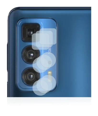 Immagine del dispositivo Motorola Edge 20 Pro (SOLO Fotocamera) con un'ampia varietà di protezioni per lo schermo.