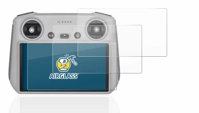 Immagine del dispositivo DJI RC Controller con un'ampia varietà di protezioni per lo schermo.