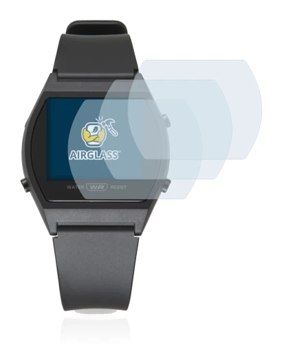 Immagine del dispositivo Casio LW-204-1BEF con un'ampia varietà di protezioni per lo schermo.