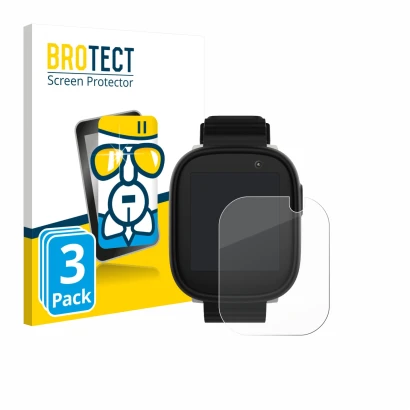 Parte frontale di una confezione del prodotto con il logo del marchio BROTECT. Accanto è raffigurato il dispositivo Xplora X6 