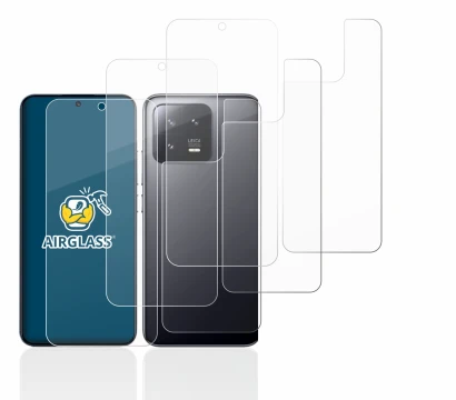 Immagine del dispositivo Xiaomi 13 (Fronte+Retro) con un'ampia varietà di protezioni per lo schermo.