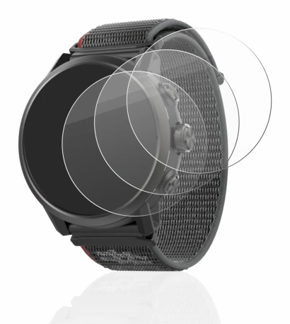 Immagine del dispositivo Coros Apex 2 con un'ampia varietà di protezioni per lo schermo.