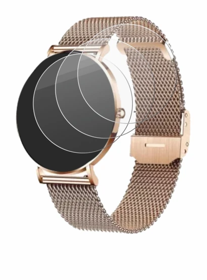 Immagine del dispositivo Xcoast X-Watch Siona 2 con un'ampia varietà di protezioni per lo schermo.