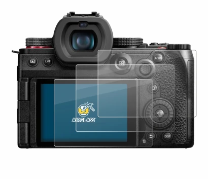 Immagine del dispositivo Panasonic Lumix DC-G9 II con un'ampia varietà di protezioni per lo schermo.
