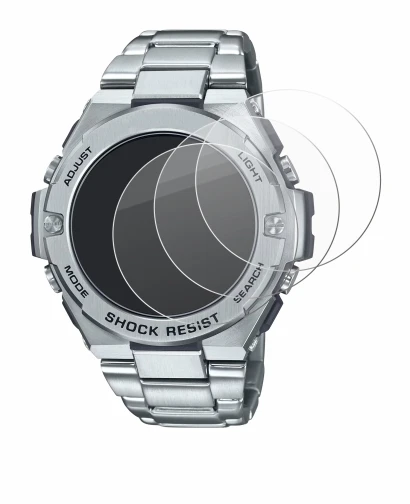Immagine del dispositivo Casio G-Shock GST-B500D-1A con un'ampia varietà di protezioni per lo schermo.
