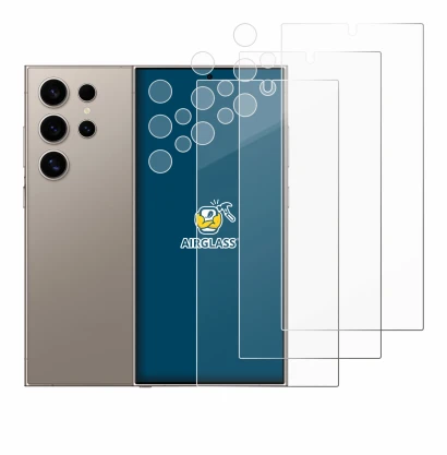 Immagine del dispositivo Samsung Galaxy S24 Ultra (case-friendly) (Fronte+Fotocamera) con un'ampia varietà di protezioni per l