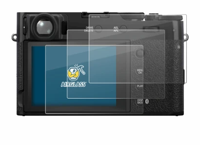 Immagine del dispositivo Fujifilm X100VI con un'ampia varietà di protezioni per lo schermo.