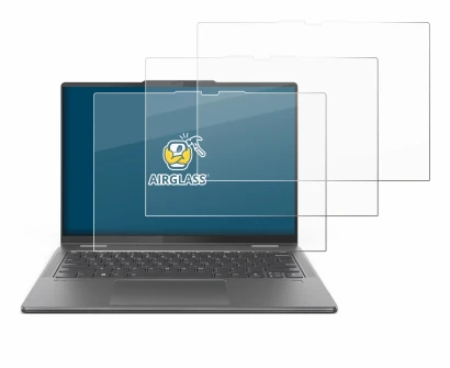 Immagine del dispositivo Lenovo Yoga 7 2-in-1 Gen 9 14" con un'ampia varietà di protezioni per lo schermo.