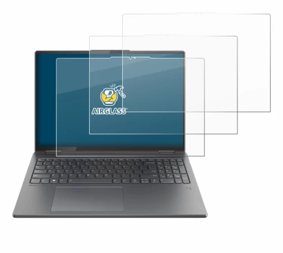 Immagine del dispositivo Lenovo Yoga 7i 2-in-1 Gen 9 16" con un'ampia varietà di protezioni per lo schermo.