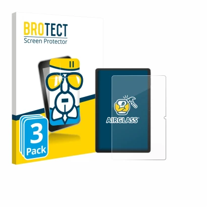 Parte frontale di una confezione del prodotto con il logo del marchio BROTECT. Accanto è raffigurato il dispositivo Blackview 