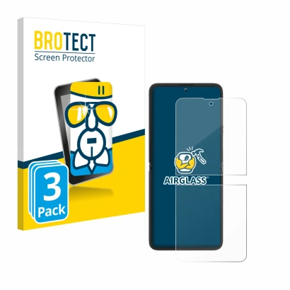 Parte frontale di una confezione del prodotto con il logo del marchio BROTECT. Accanto è raffigurato il dispositivo Blackview 