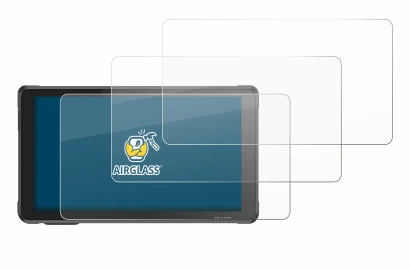 Immagine del dispositivo Interphone RideSync Sync55 con un'ampia varietà di protezioni per lo schermo.
