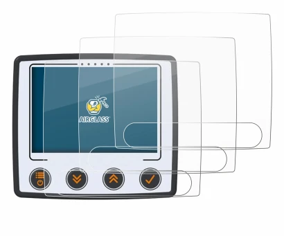 Immagine del dispositivo Skytraxx 5 Mini con un'ampia varietà di protezioni per lo schermo.