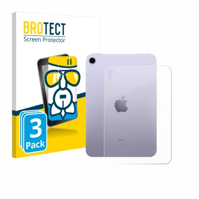 Parte frontale di una confezione del prodotto con il logo del marchio BROTECT. Accanto è raffigurato il dispositivo Apple iPad