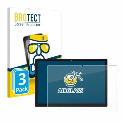 Parte frontale di una confezione del prodotto con il logo del marchio BROTECT. Accanto è raffigurato il dispositivo Acepad A15