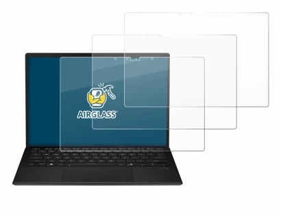 Immagine del dispositivo ASUS ROG Flow Z13 2025 con un'ampia varietà di protezioni per lo schermo.