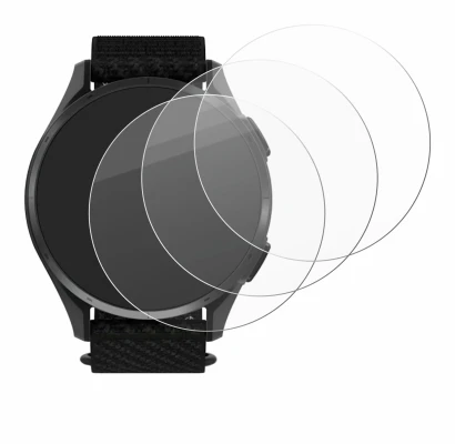 Immagine del dispositivo Garmin Approach S50 con un'ampia varietà di protezioni per lo schermo.