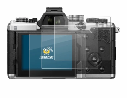 Immagine del dispositivo OM System OM-3 con un'ampia varietà di protezioni per lo schermo.