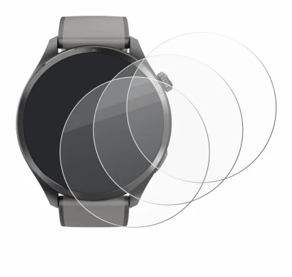 Immagine del dispositivo Hama Smartwatch 9000 con un'ampia varietà di protezioni per lo schermo.