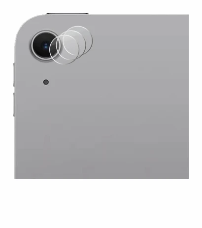 Immagine del dispositivo Apple iPad Air 13" M3 2025 (SOLO Fotocamera) con un'ampia varietà di protezioni per lo schermo.