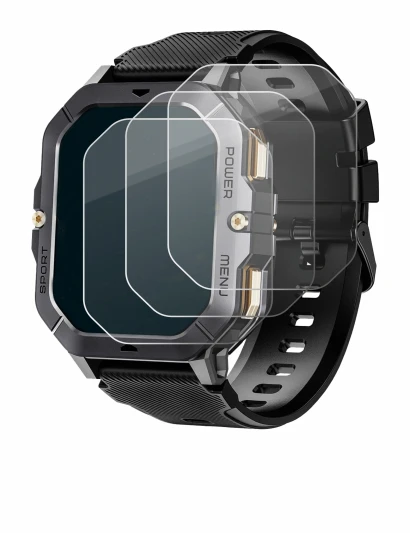 Immagine del dispositivo Oukitel BT101 2.02" con un'ampia varietà di protezioni per lo schermo.