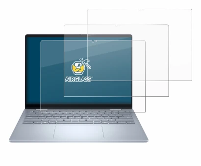 Immagine del dispositivo Dell 14 Plus 2-in-1 con un'ampia varietà di protezioni per lo schermo.