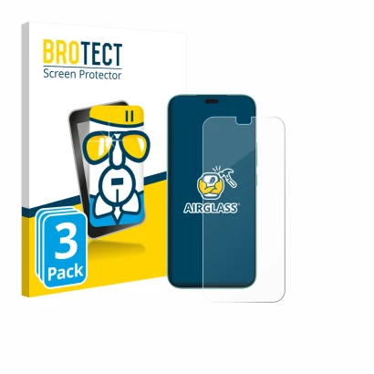 Parte frontale di una confezione del prodotto con il logo del marchio BROTECT. Accanto è raffigurato il dispositivo Honor 400 