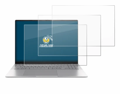 Immagine del dispositivo ASUS Vivobook S16 S3607 con un'ampia varietà di protezioni per lo schermo.