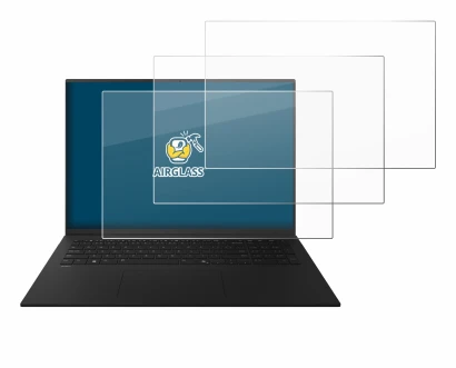 Immagine del dispositivo LG gram 17" 2025 con un'ampia varietà di protezioni per lo schermo.