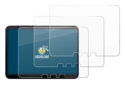 Immagine del dispositivo Samsung Galaxy Tab Active 5 Pro con un'ampia varietà di protezioni per lo schermo.