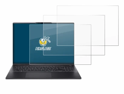 Immagine del dispositivo Acer Swift 16 AI con un'ampia varietà di protezioni per lo schermo.