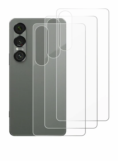 Immagine del dispositivo Sony Xperia 1 VII (Posteriore) con un'ampia varietà di protezioni per lo schermo.