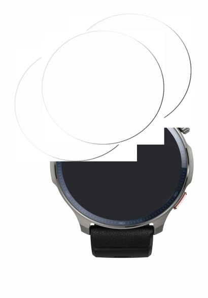 Immagine del dispositivo Huami Amazfit Balance 2 con un'ampia varietà di protezioni per lo schermo.