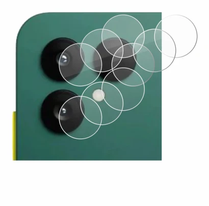 Immagine del dispositivo Fairphone 6 (SOLO Camera) con un'ampia varietà di protezioni per lo schermo.