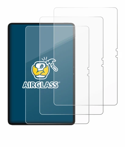 Immagine del dispositivo Blackview MEGA 3 con un'ampia varietà di protezioni per lo schermo.